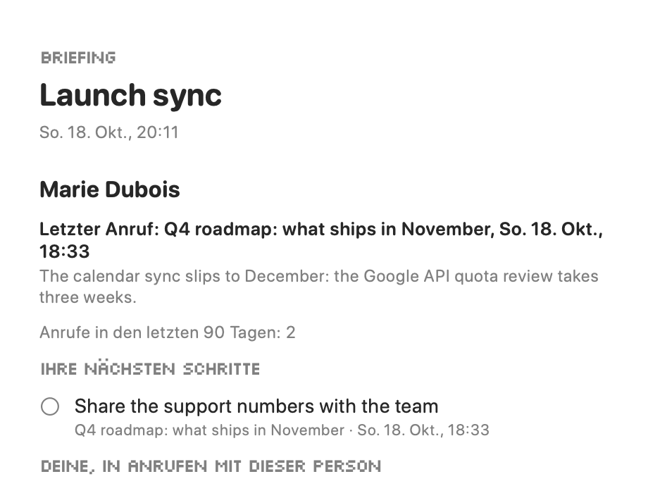 Briefing